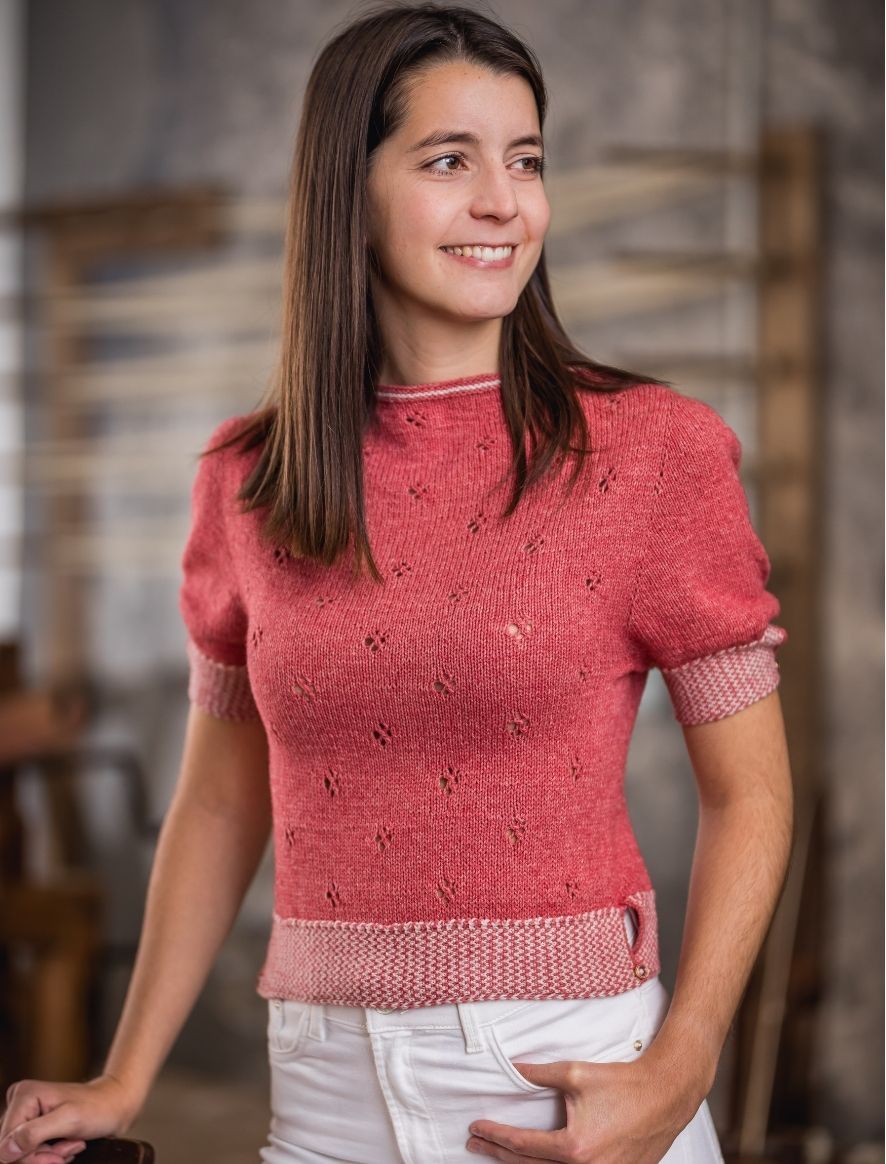 Rosarios4 329 Blusa Lulu schema maglia donna