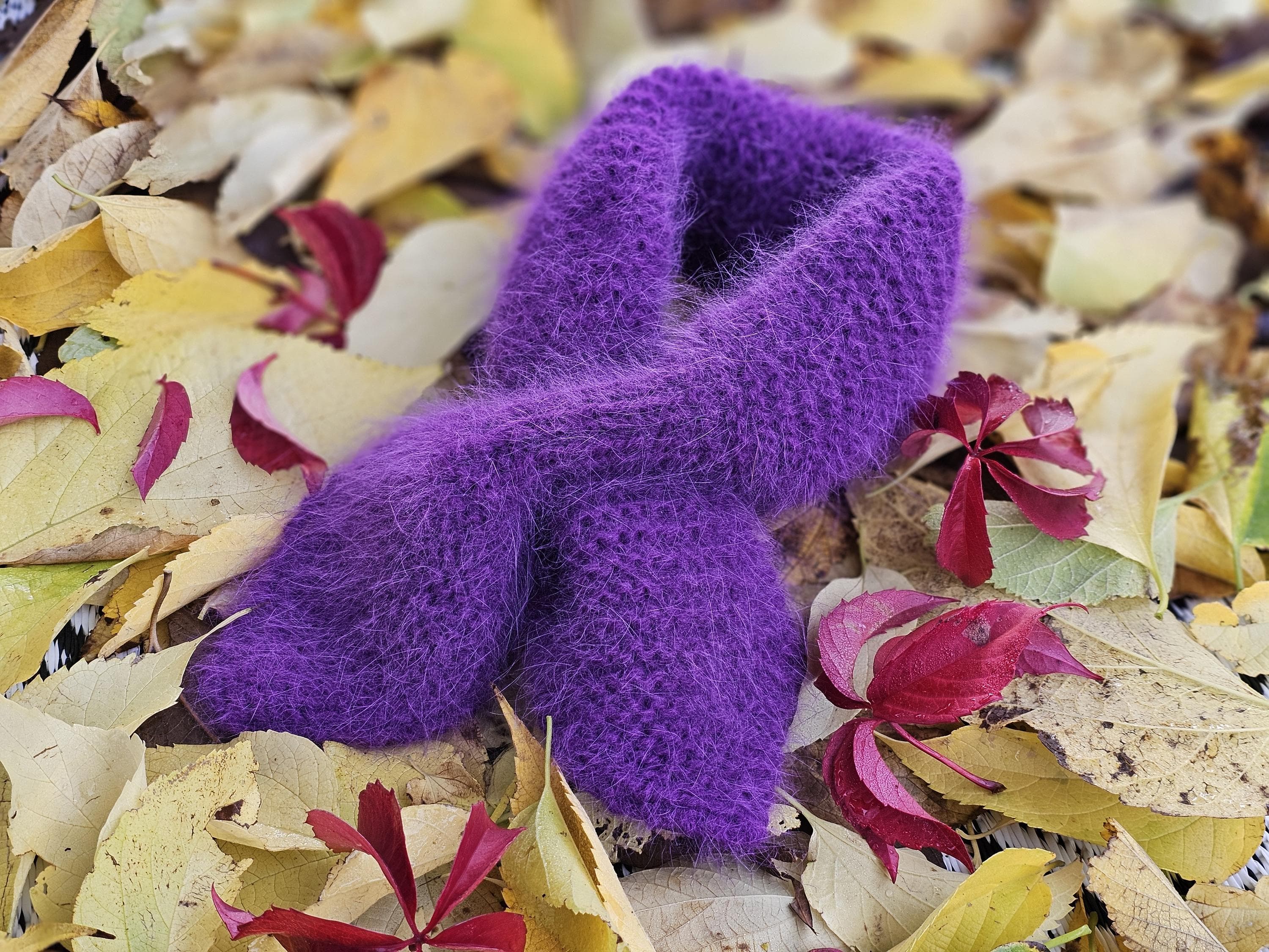 Annyblatt Vivy kit sciarpa Mora angora facile
