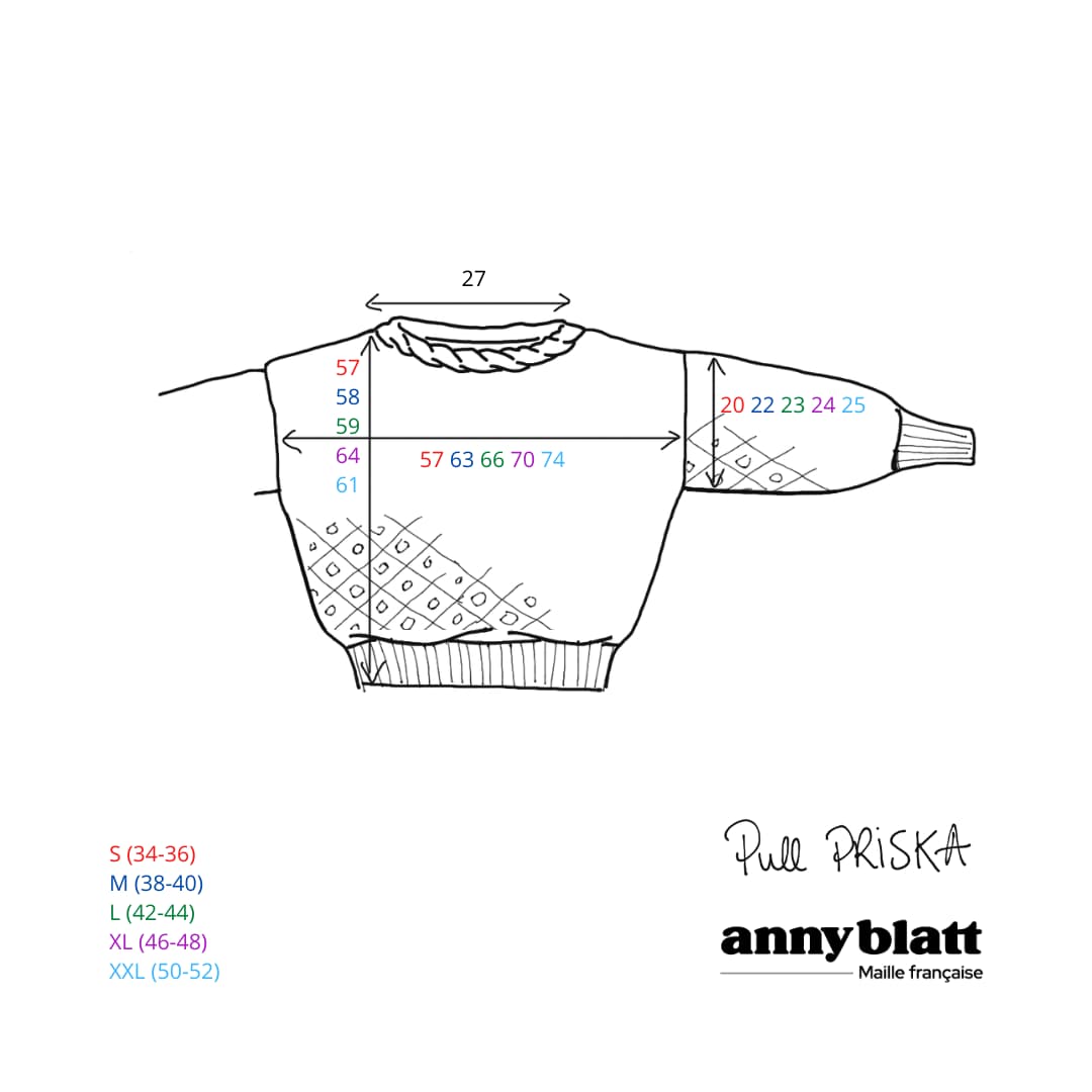 Annyblatt Priska kit maglia pullover jacquard mohair