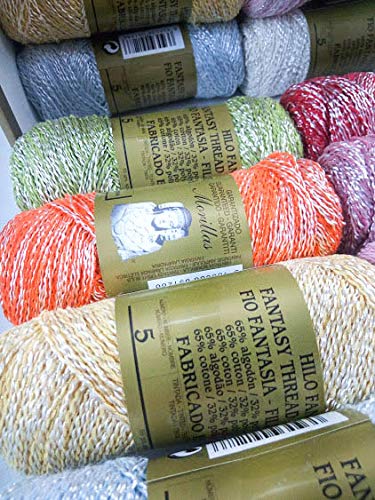 Morillas Zepelines Bombilla N.5 filato 16 gomitoli lurex