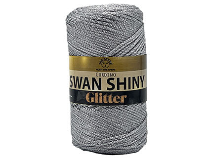 Il Filo di Arianna Swan Shiny Glitter cordino bianco 6401 250g