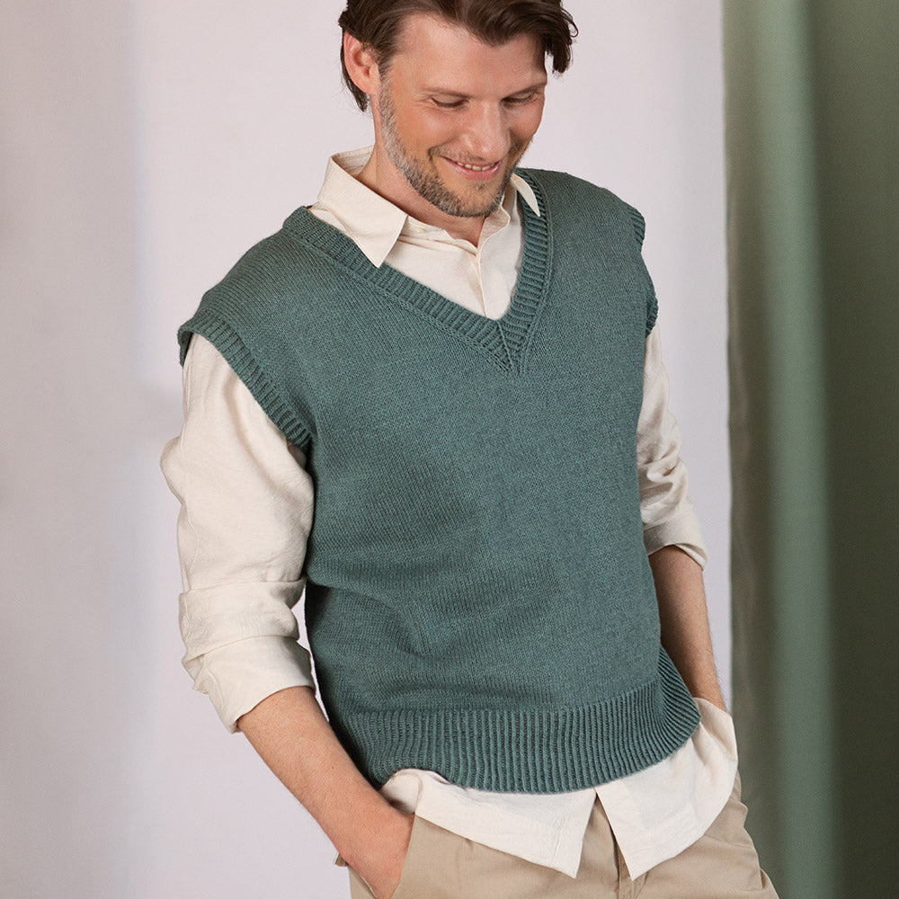 Pascuali Max Vest schema gilet uomo scollo a V