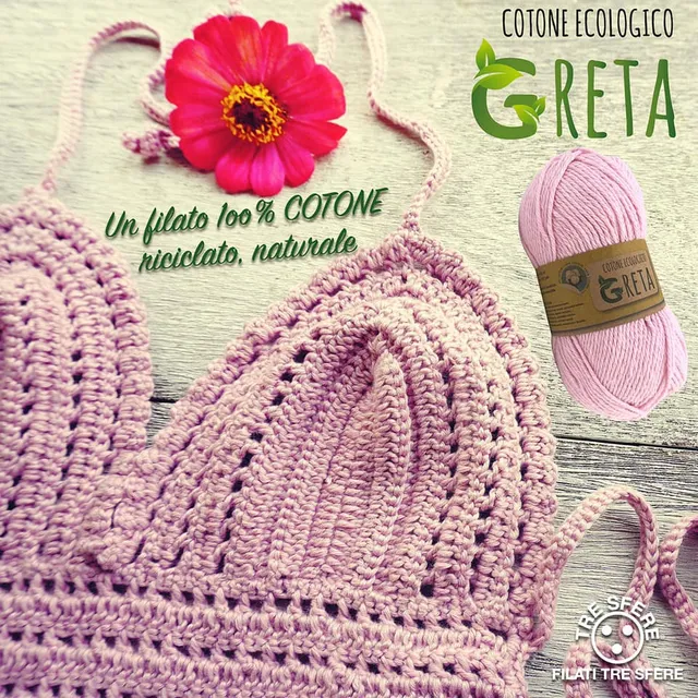Il Filo di Arianna Greta cotone ecologico 100g 153m nero