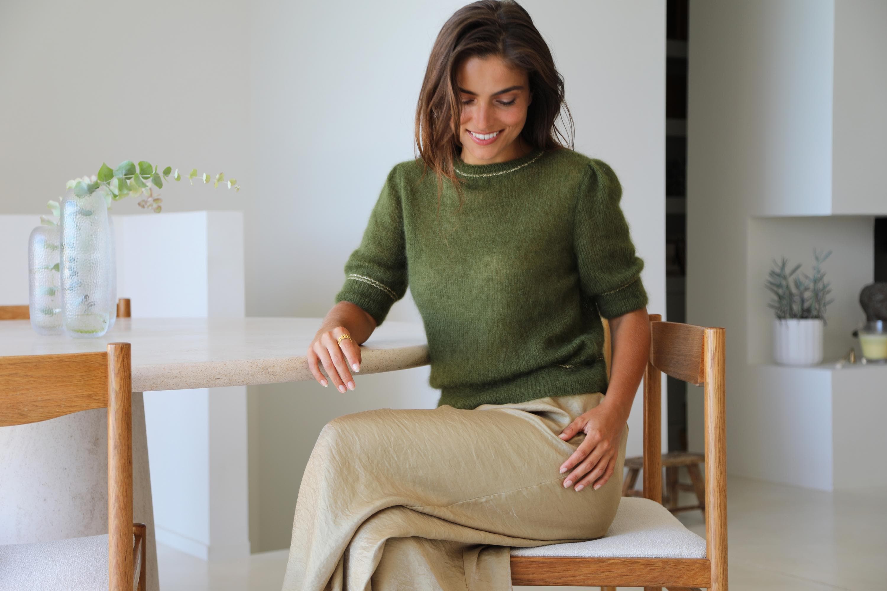 Anny Blatt Monica kit maglia pullover mohair leggero