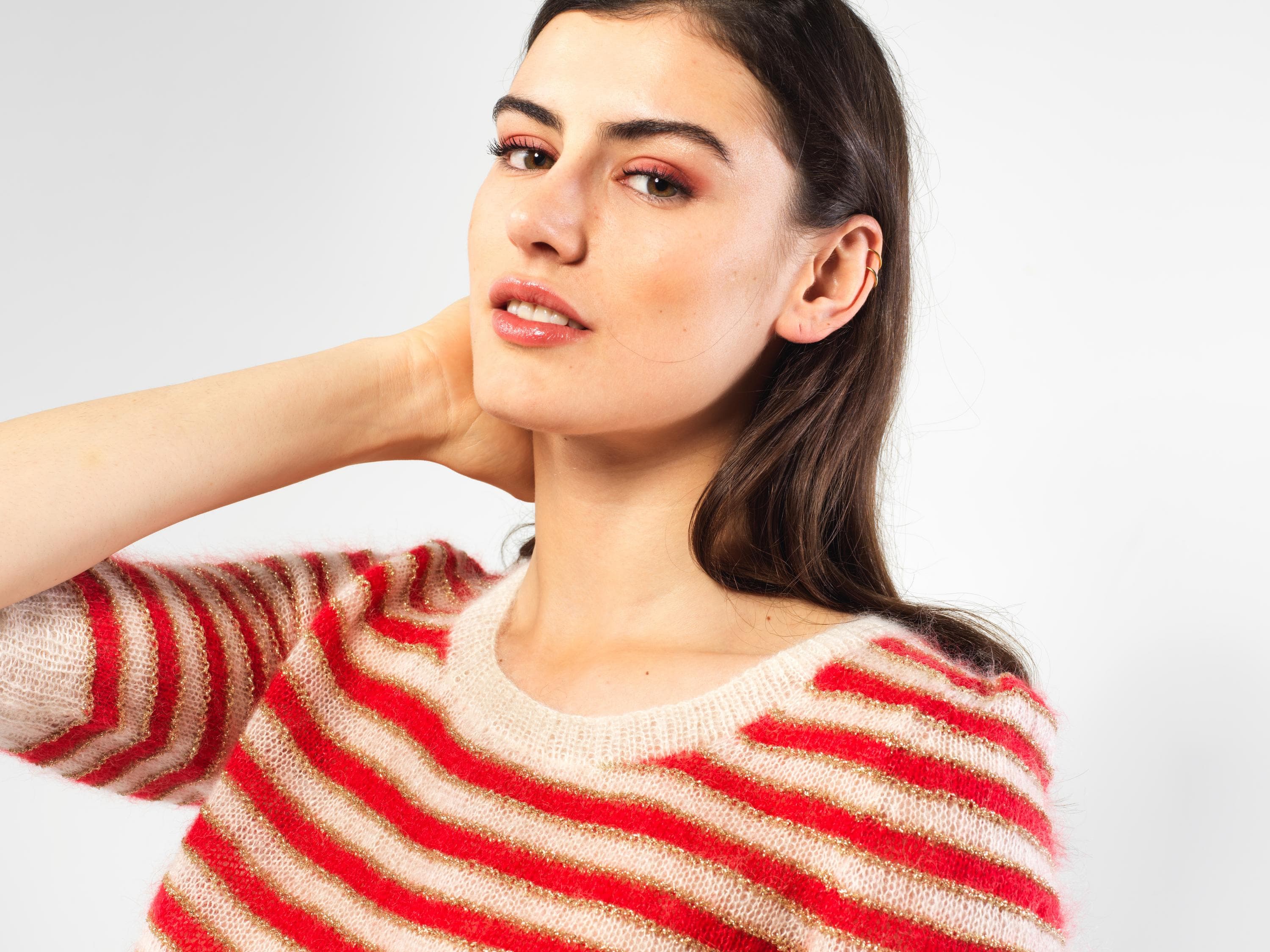 Annyblatt Sofia kit maglia mohair Naturale taglia S