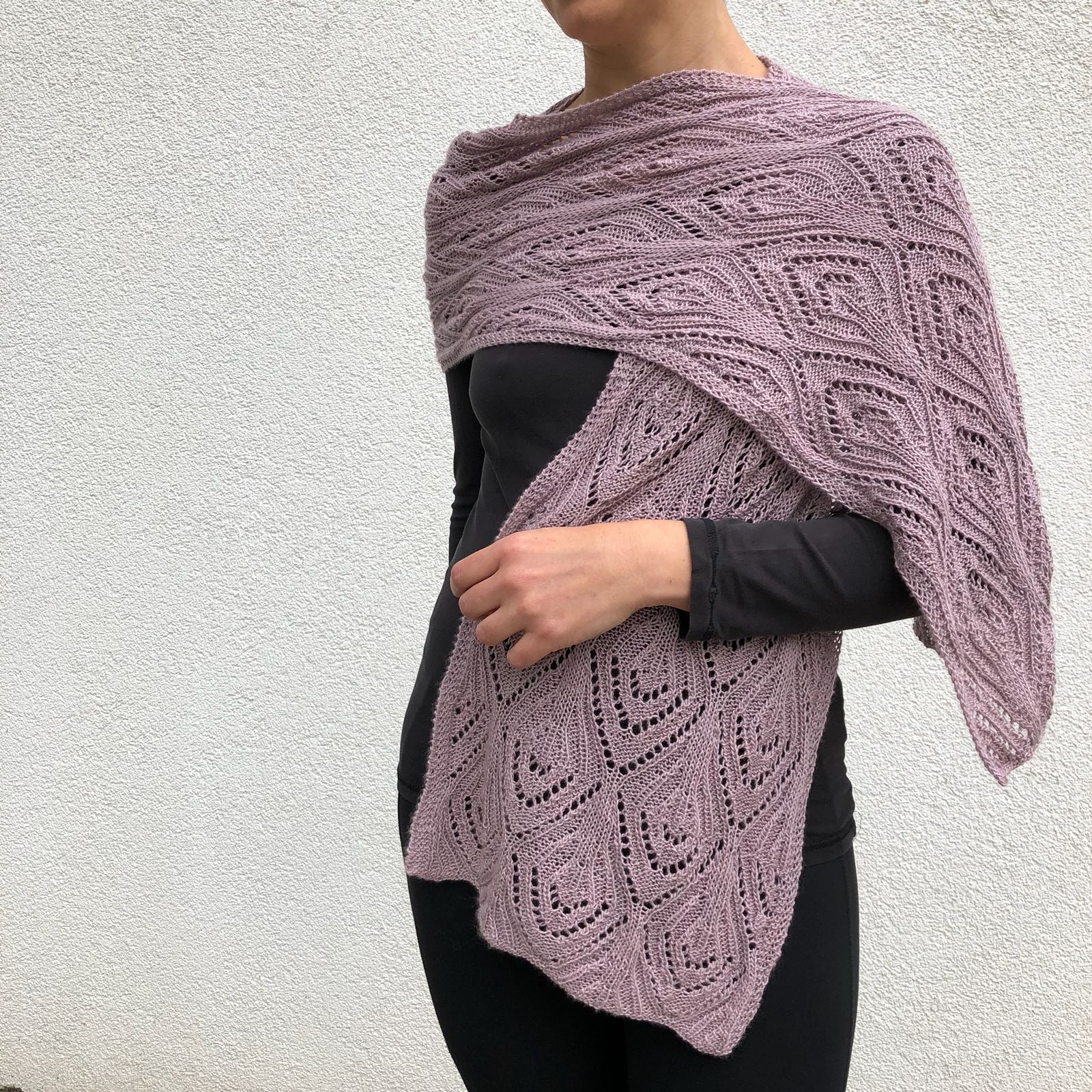 Pascuali Atlantis Stole schema stola traforata cashmere