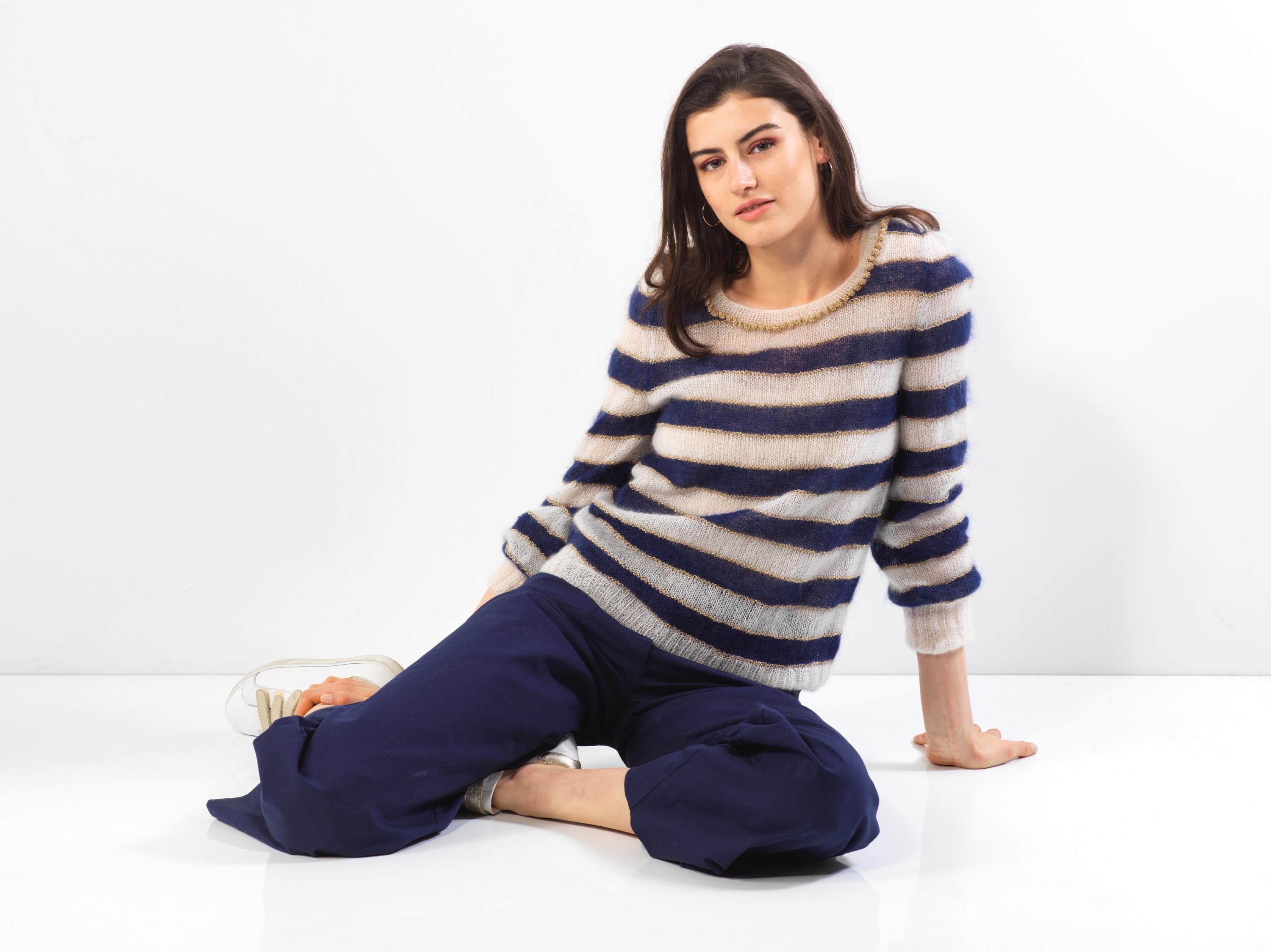 Annyblatt Lisa kit maglia estivo taglia S naturale marine