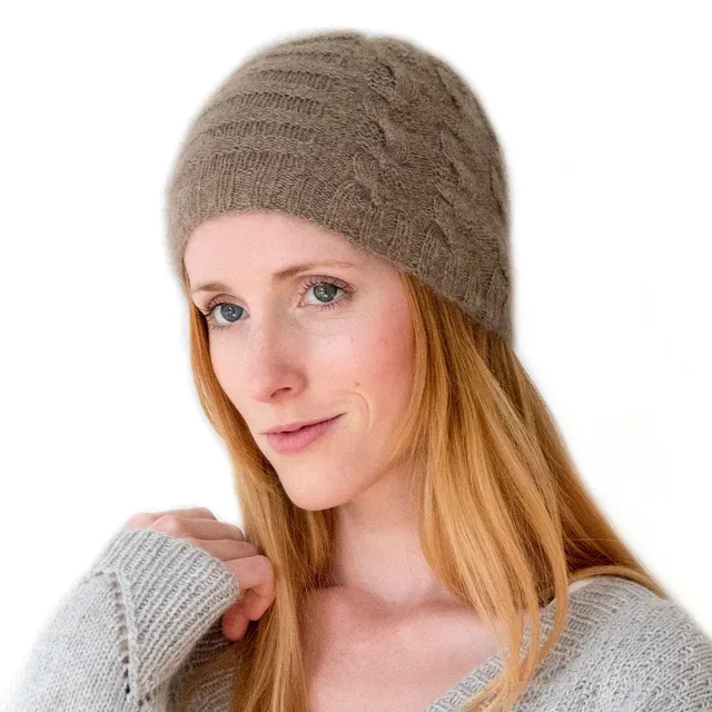 Pascuali Arktis Hat schema maglia cappello trecce qiviut