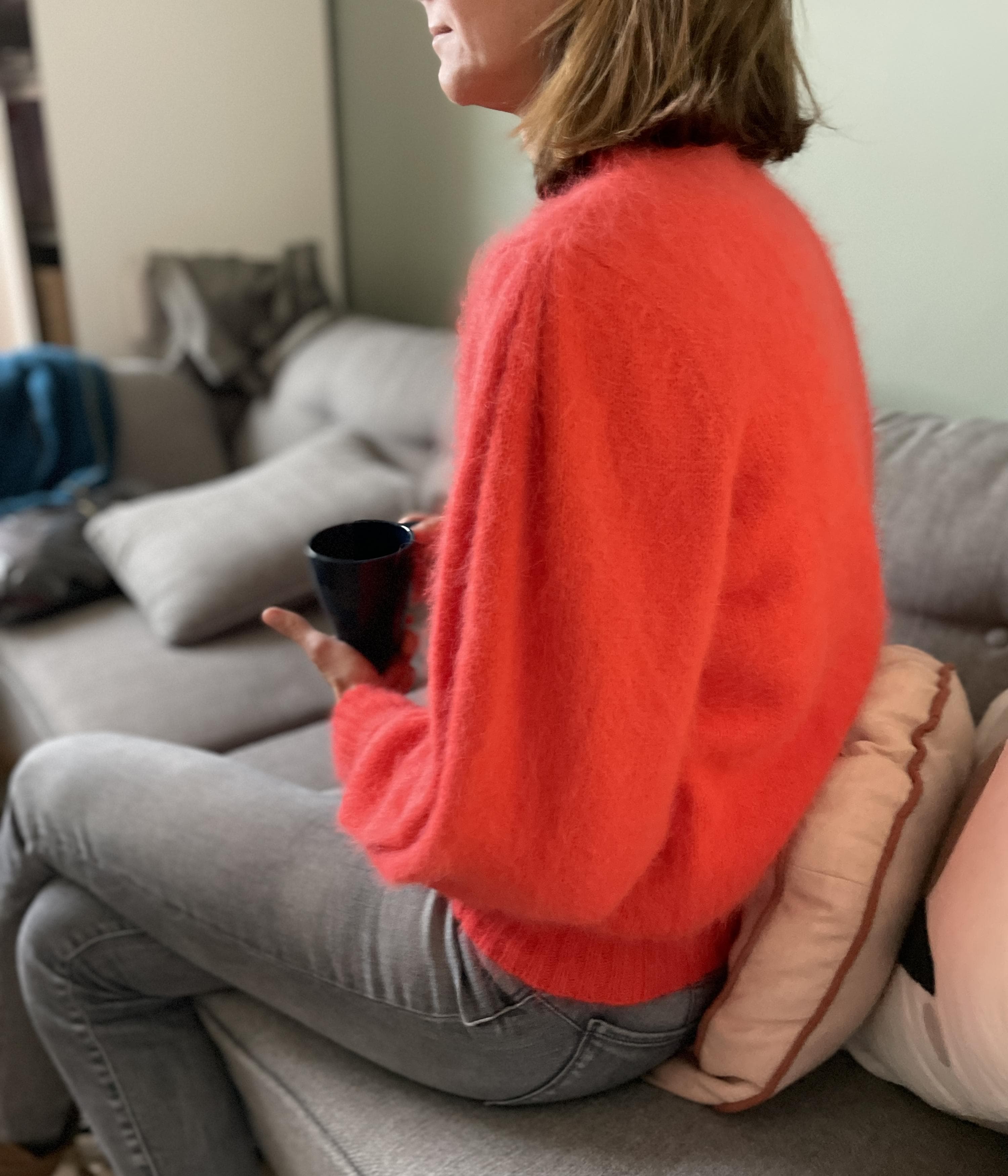 Annyblatt Alix maglione M capucine angora merino