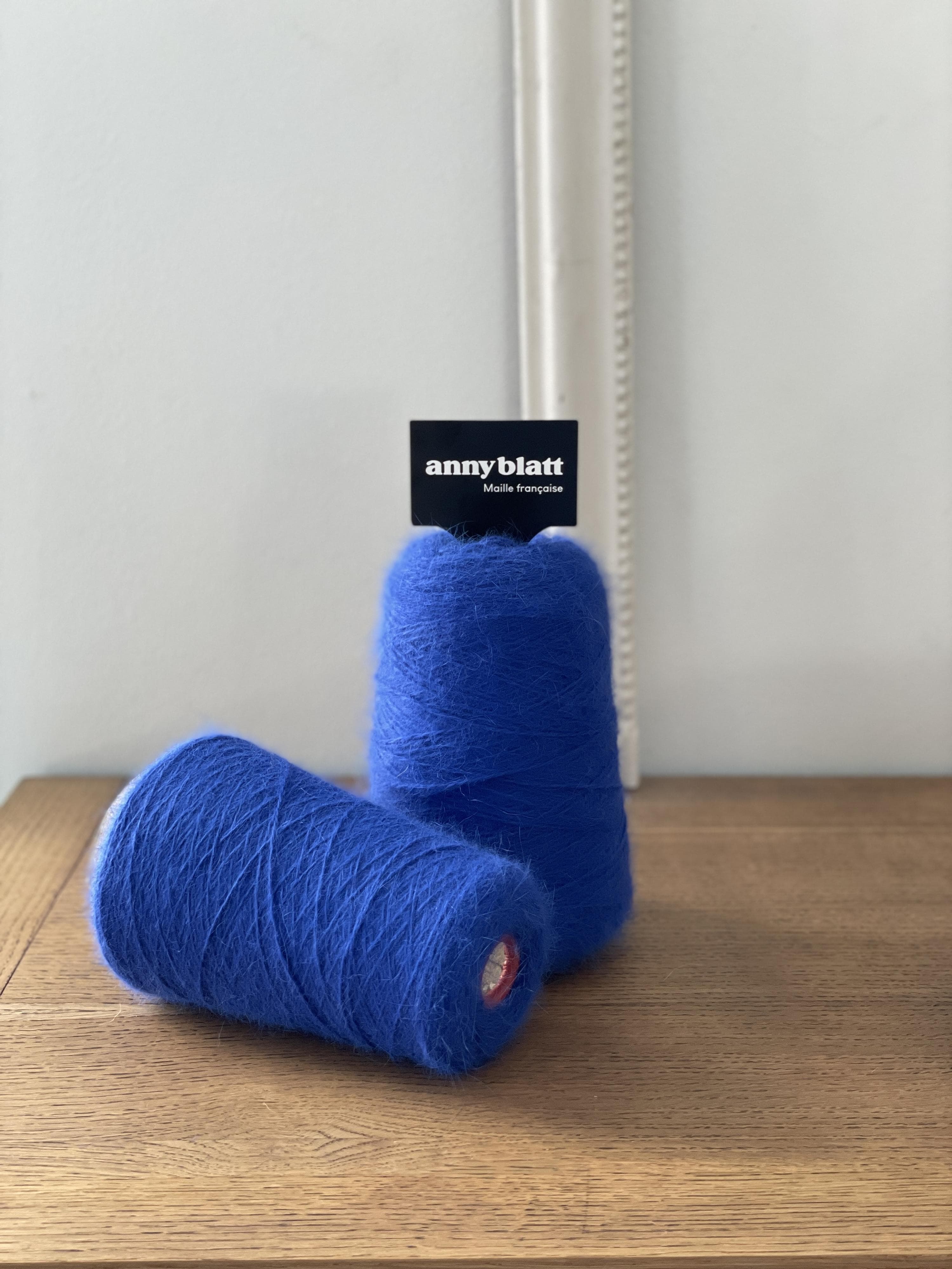 Anny Blatt Prestige cono filato angora 300g nero 100% angora