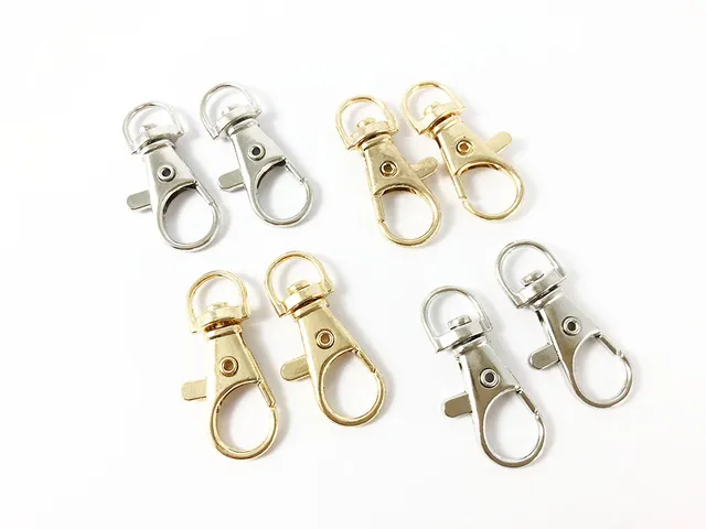 Il Filo di Arianna M44 moschettone borse argento 3,5cm 4pz