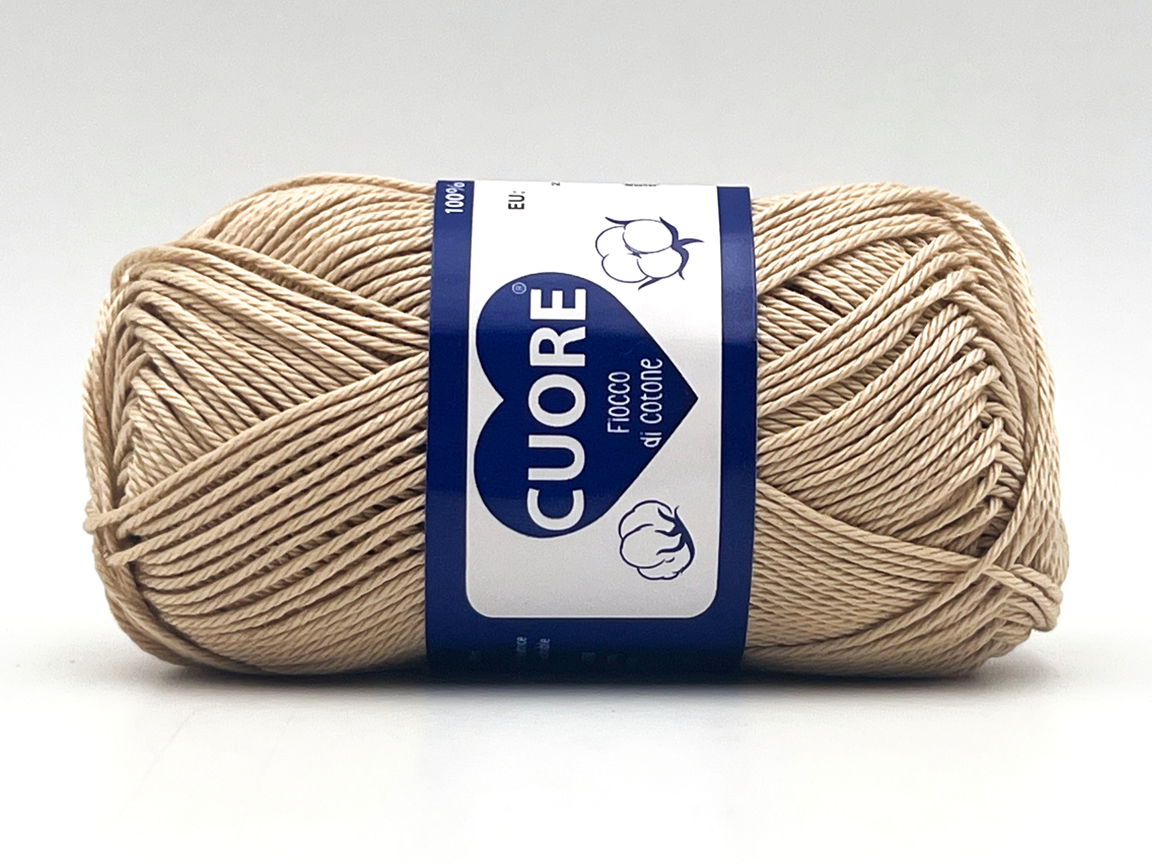 Il Filo di Arianna Cuore gomitolo cotone 40g tinta unita