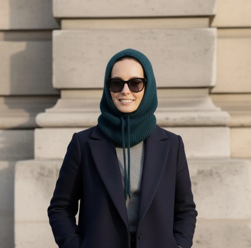 Anny Blatt Karina kit passamontagna merino pacifico
