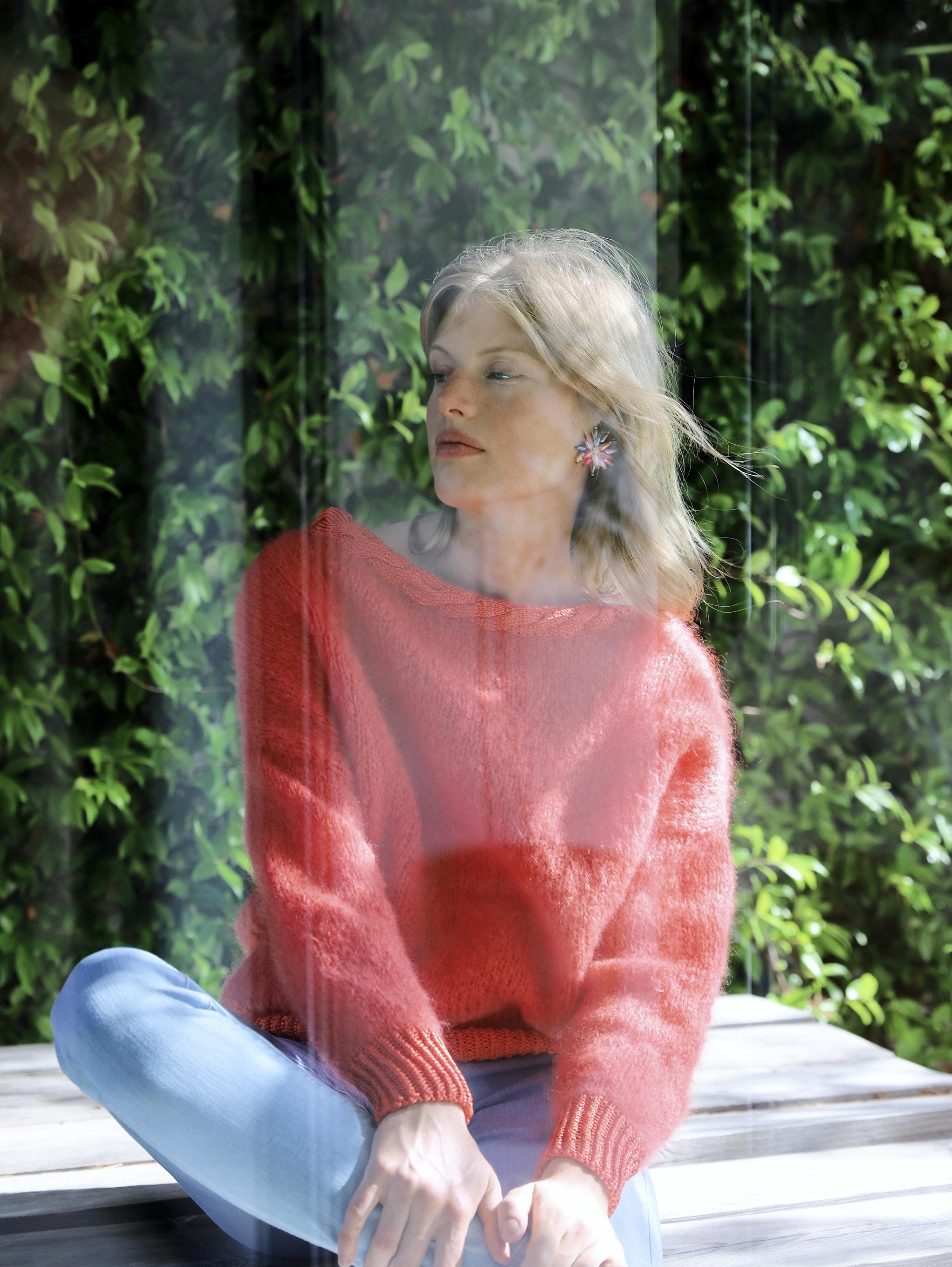 Annyblatt Vénus Peggy kit maglia S capucine mohair