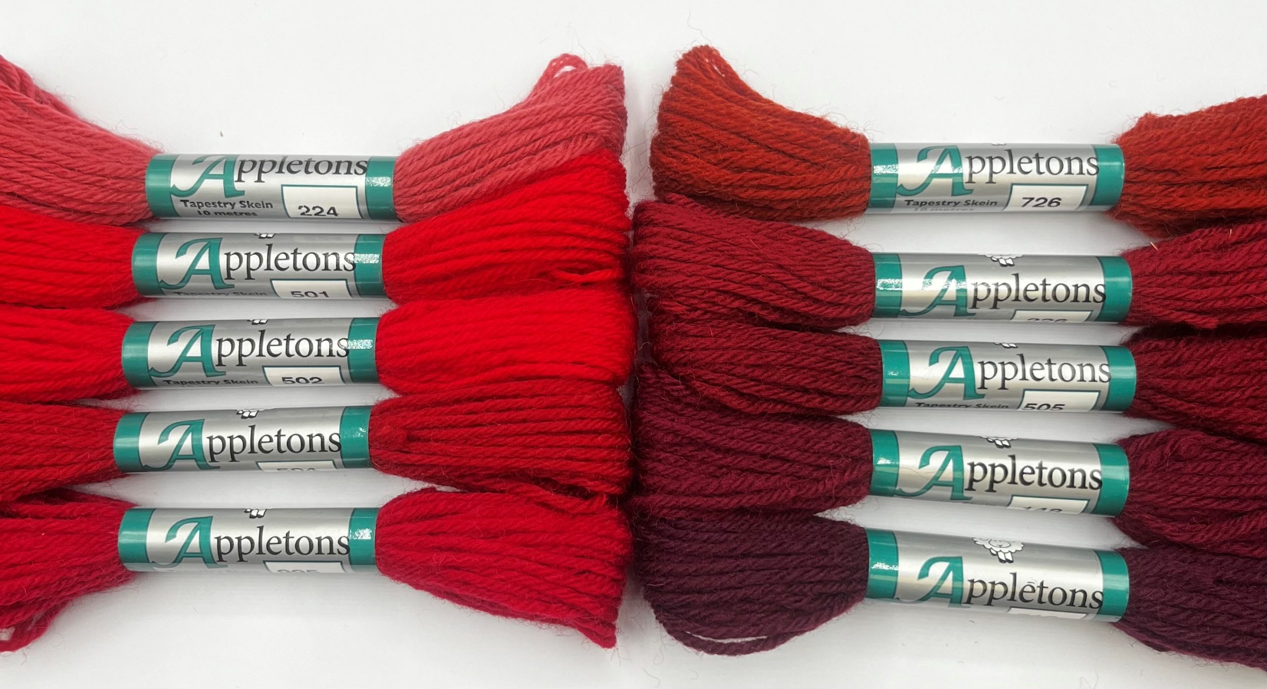 Appleton Tapestry Fire 4 Ply filato arazzo set colori fuoco