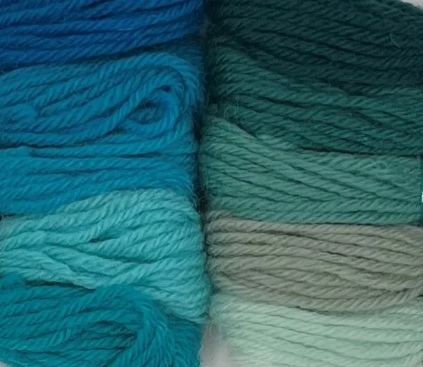 Appleton Tapestry Teal lana 4 capi verde petrolio
