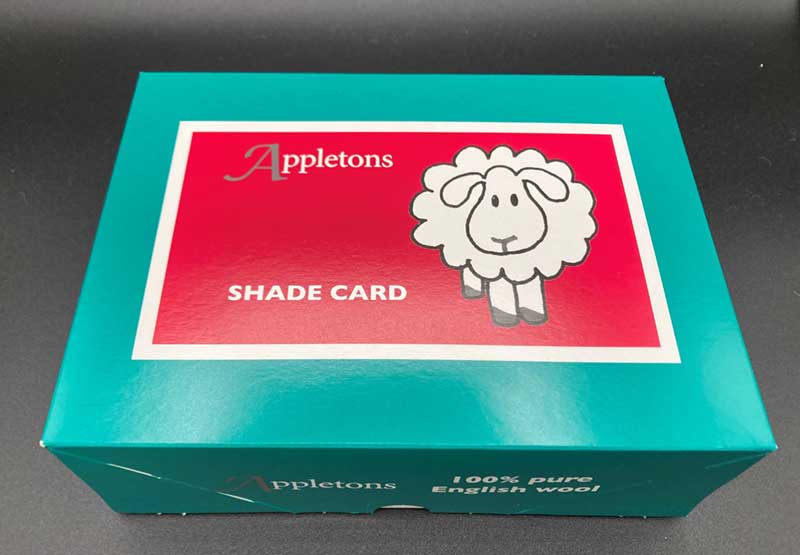 Appleton Bros Shade Card cartella colori originale
