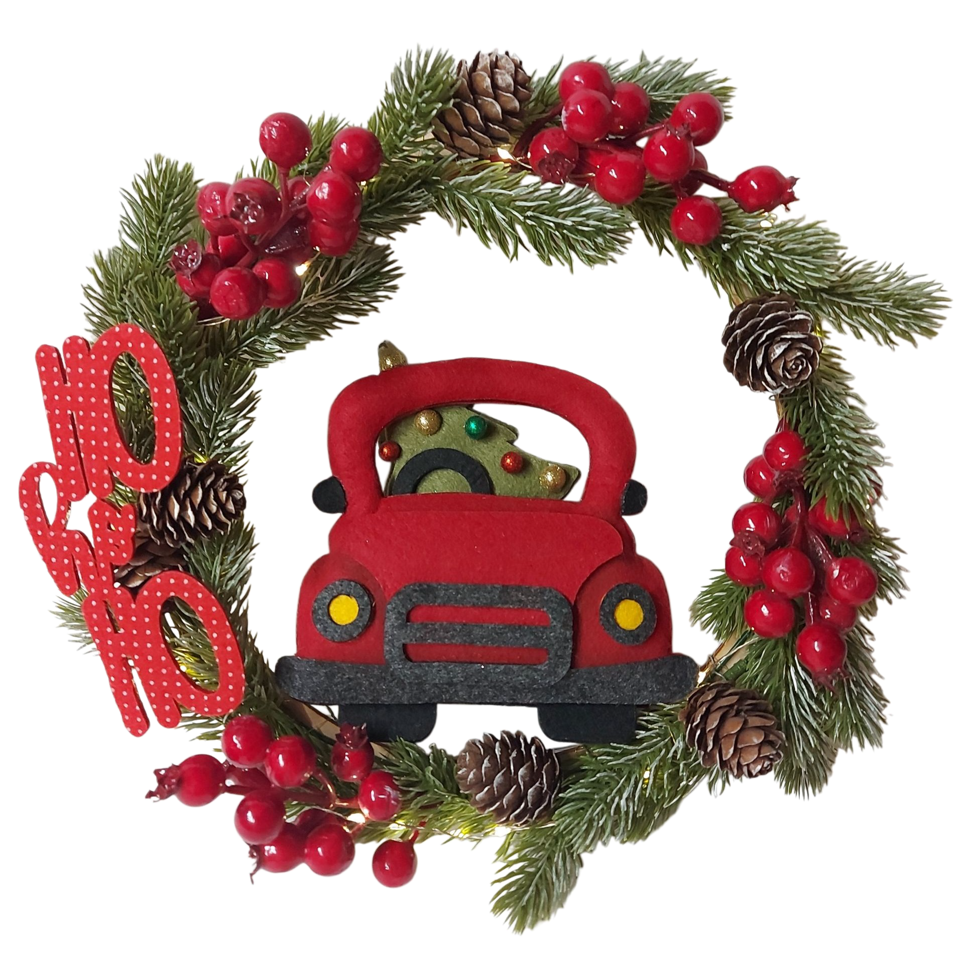 Formallegra SFL252 sagoma legno Ho Ho Ho misure varie
