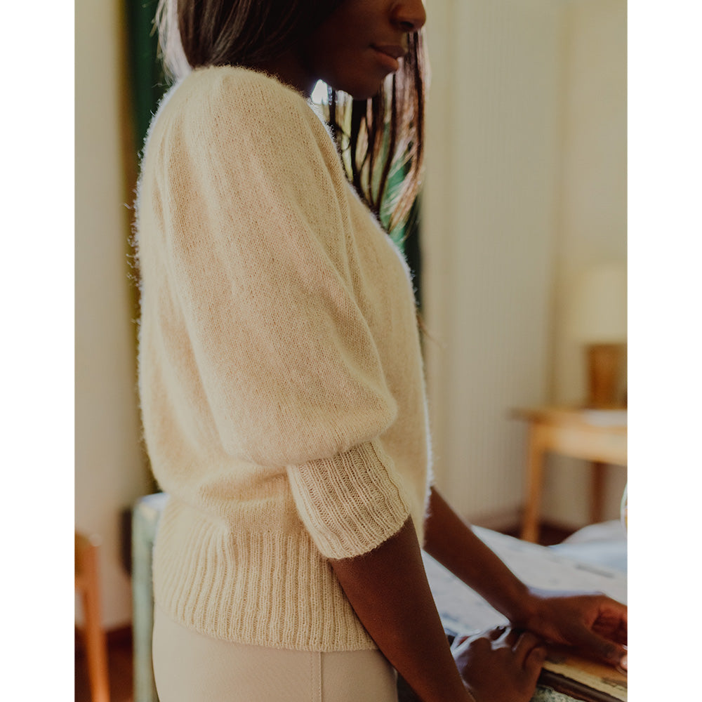 Pascuali Shaya Blouse schema maglia blusa PDF cashmere