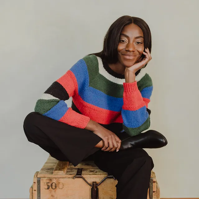 Pascuali Obuna Pullover schema colorblock