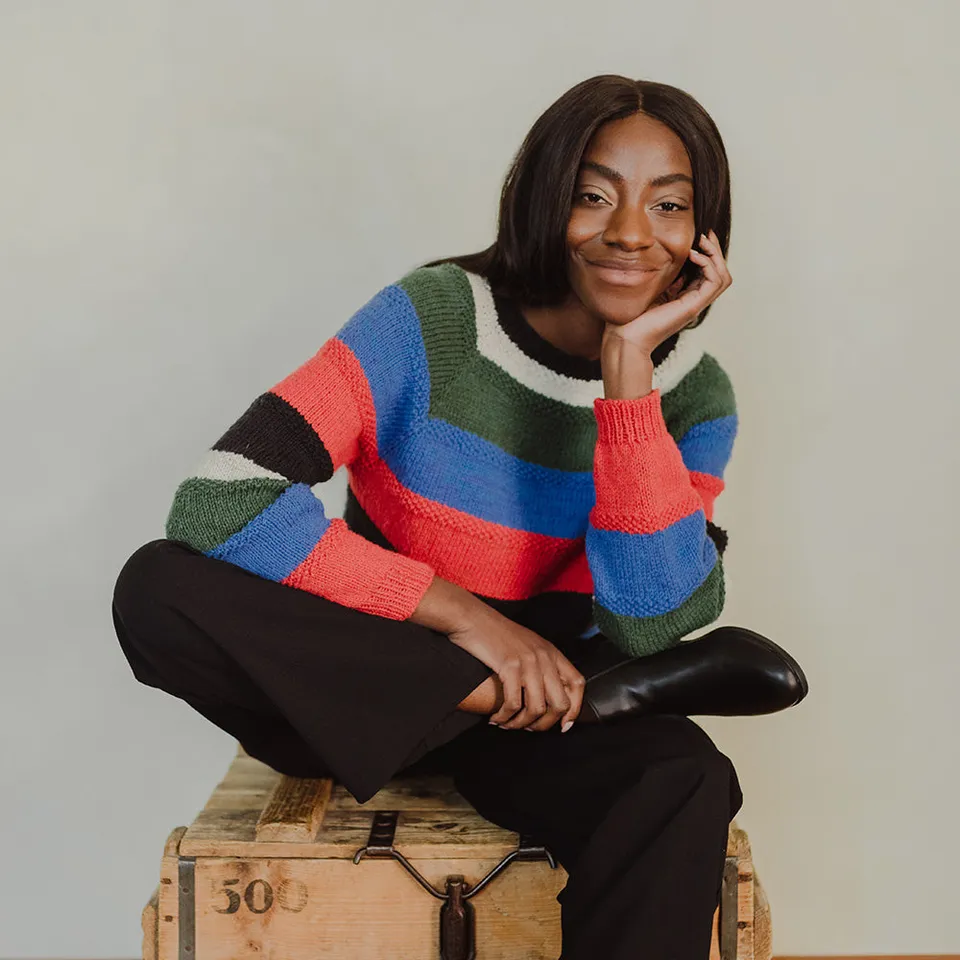 Pascuali Obuna Pullover schema colorblock