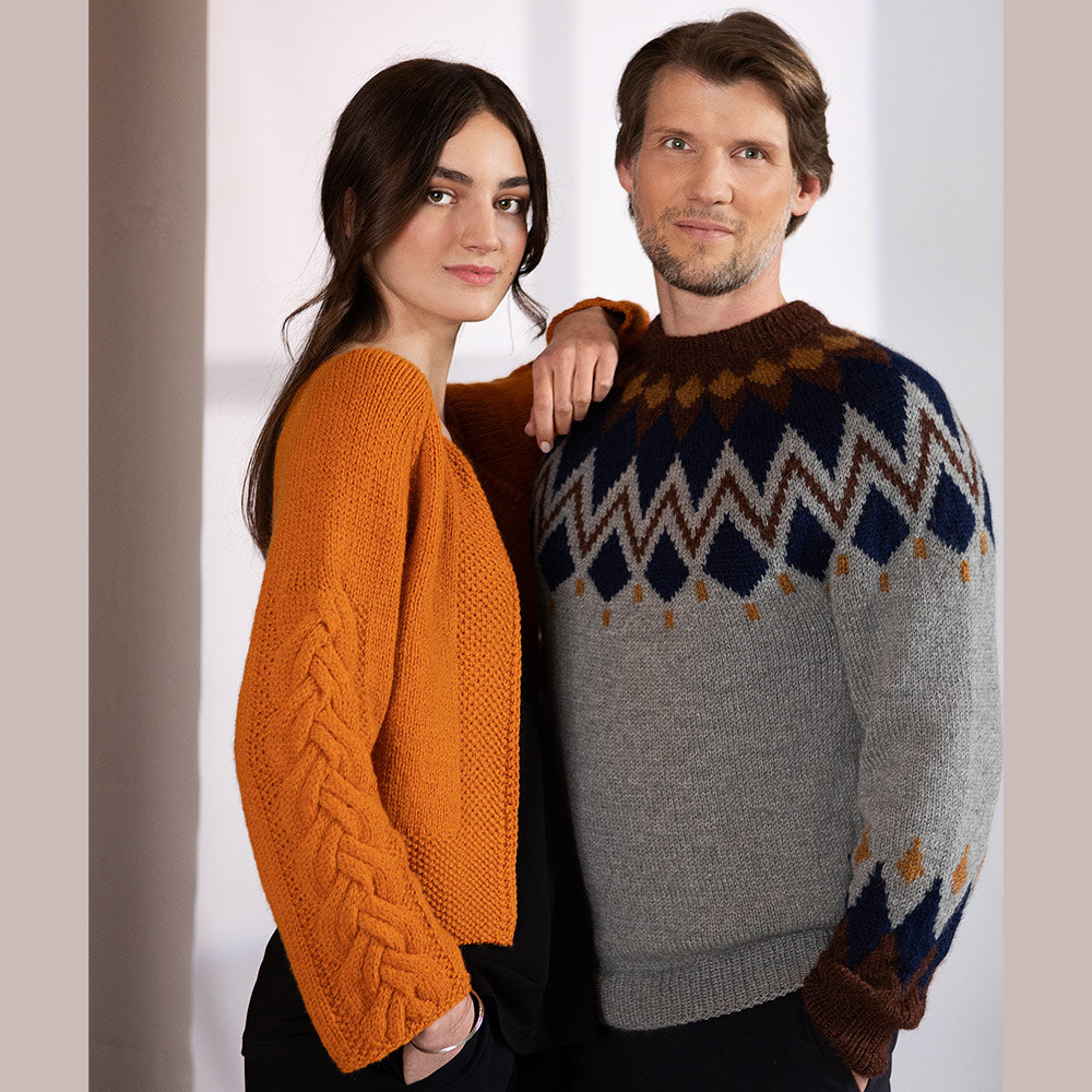 Pascuali Lares Men’s Pullover schema maglione jacquard