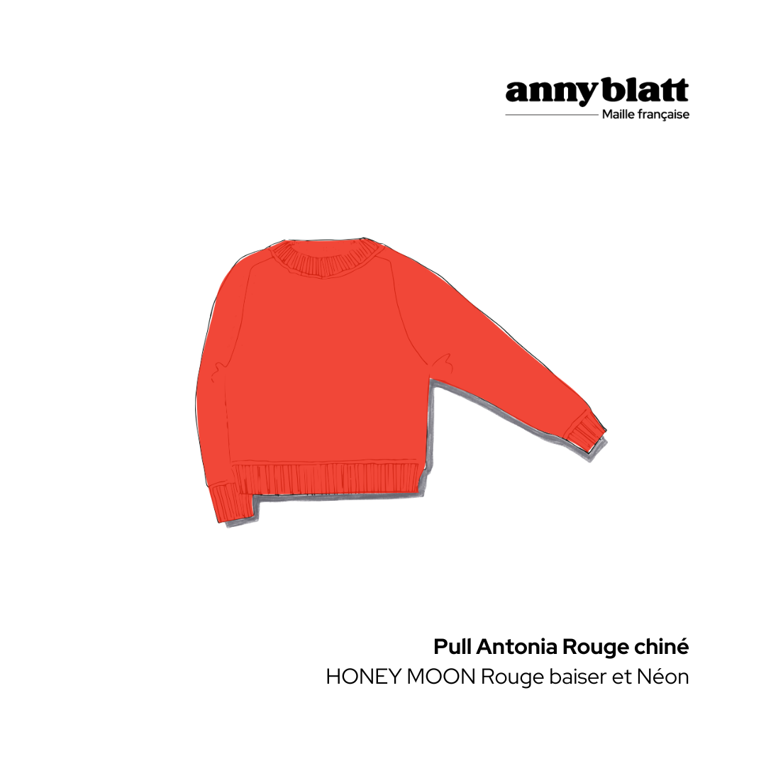 Annyblatt Antonia kit maglia pullover mohair chiné