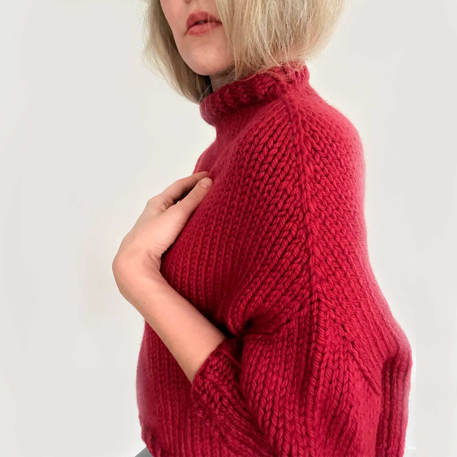 Pascuali Sandrina schema pullover top-down Maximo tinta unita