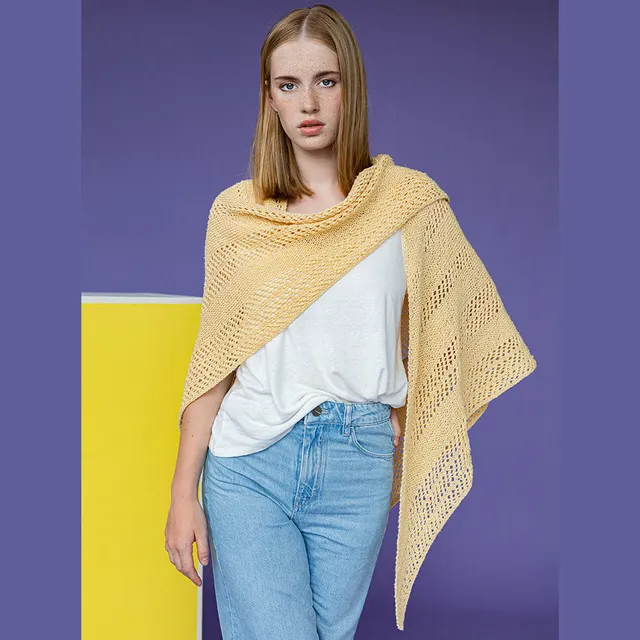 Pascuali Purna Shawl schema maglia scialle triangolare