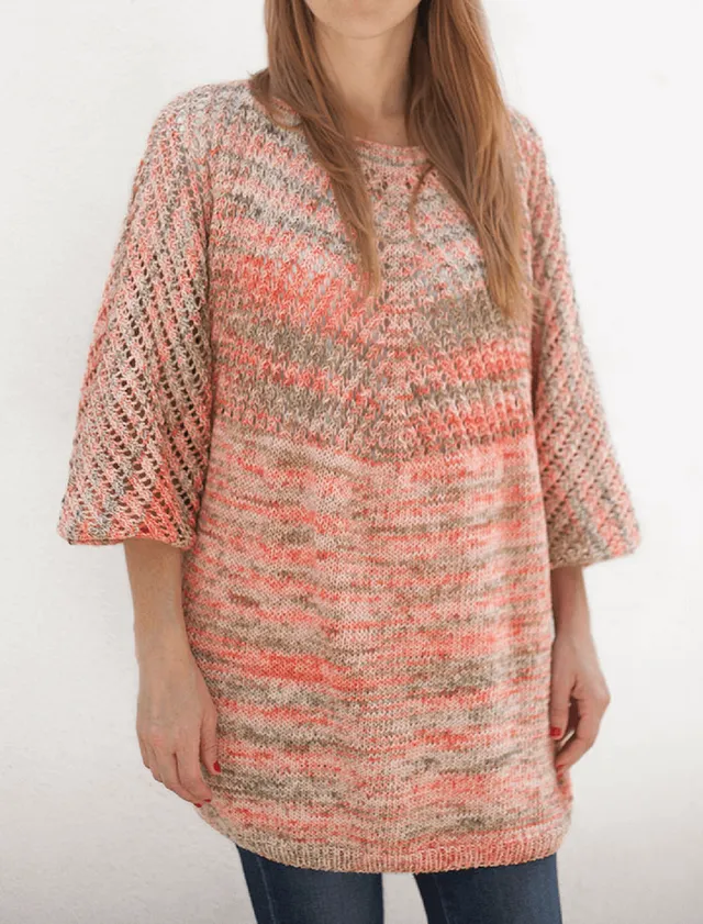 Rosarios4 146 Tunica For Nature Print schema maglia donna