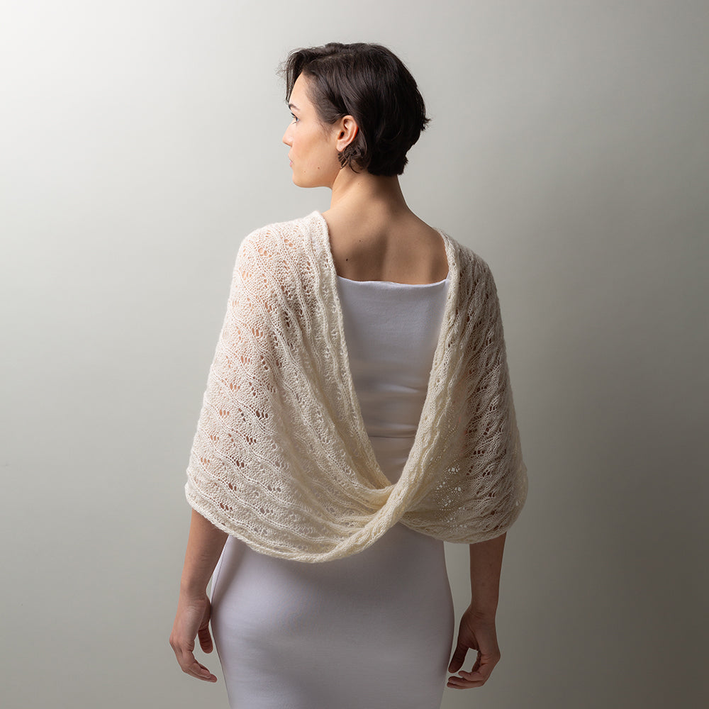 Pascuali Bliss Bloom Shawl schema maglia scialle pizzo