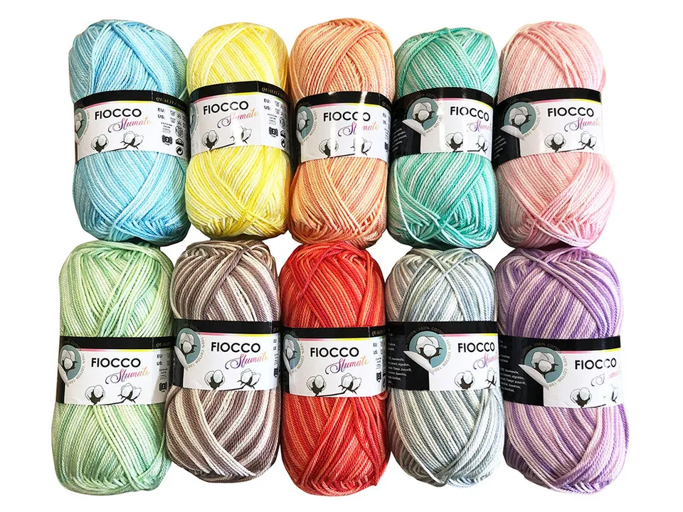 Tre Sfere Fiocco Sfumato Cotone Multicolor 50 g 125 m