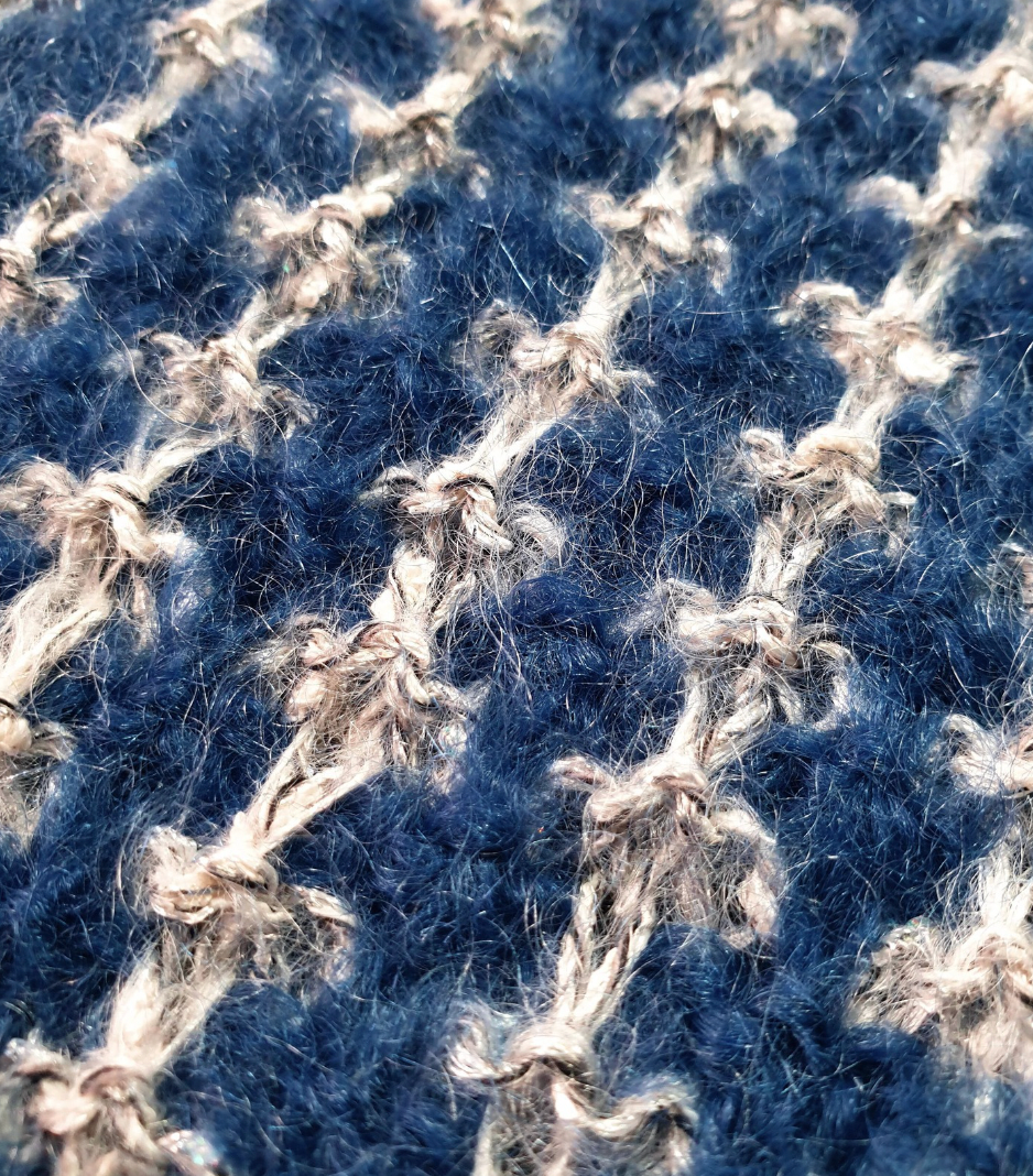 Anny Blatt Chamonix kit sciarpa berretto guanti pacifico mohair