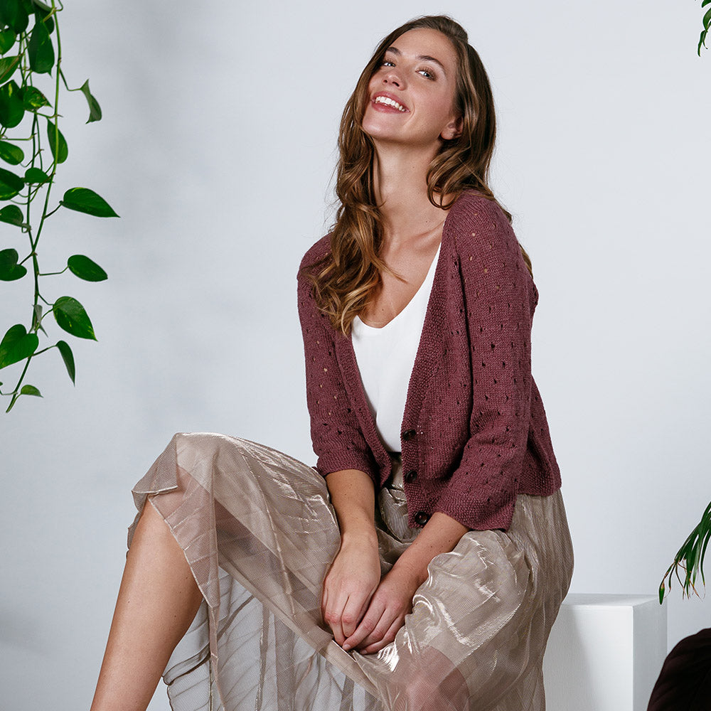 Pascuali Tamara Cardigan Schema Maglia Scollo a V