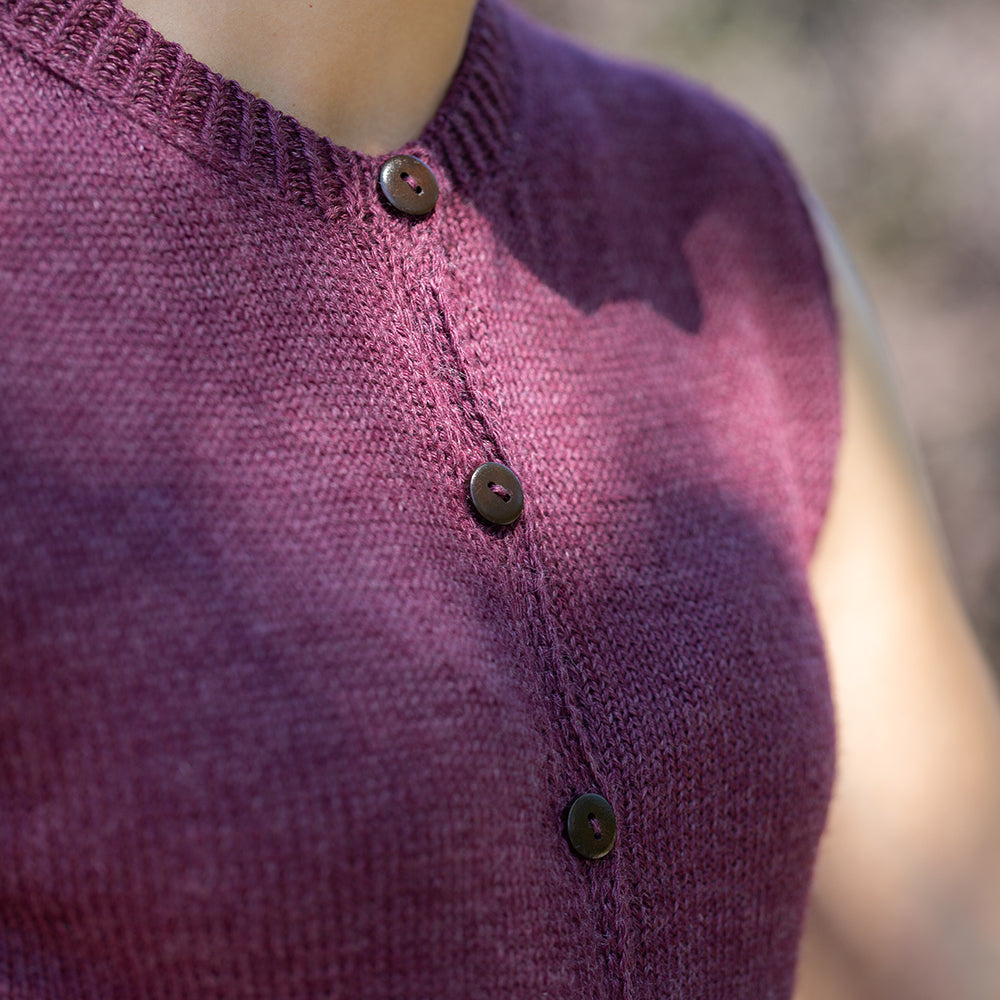 Pascuali Tender Noon schema gilet bottoni top-down