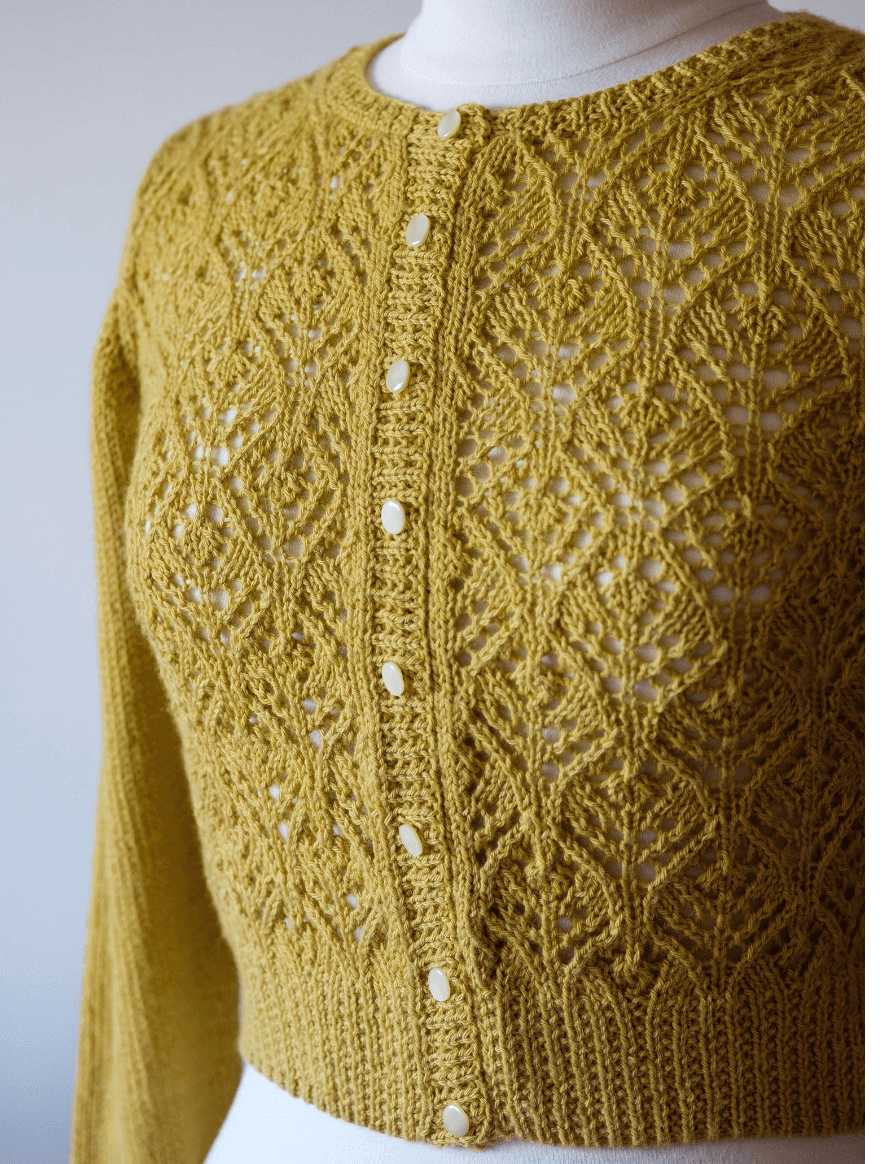 Rosarios4 214 Balada schema cardigan donna