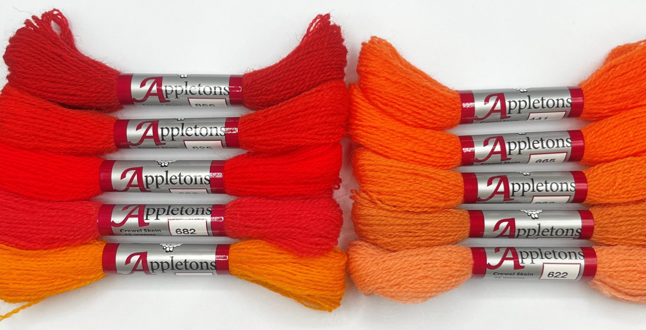 Appleton Oranges Crewel 2 Ply collezione lana arancio