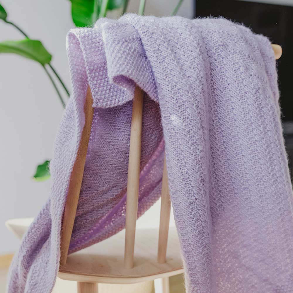 Pascuali Billy Blanket schema maglia coperta neonato 80x100