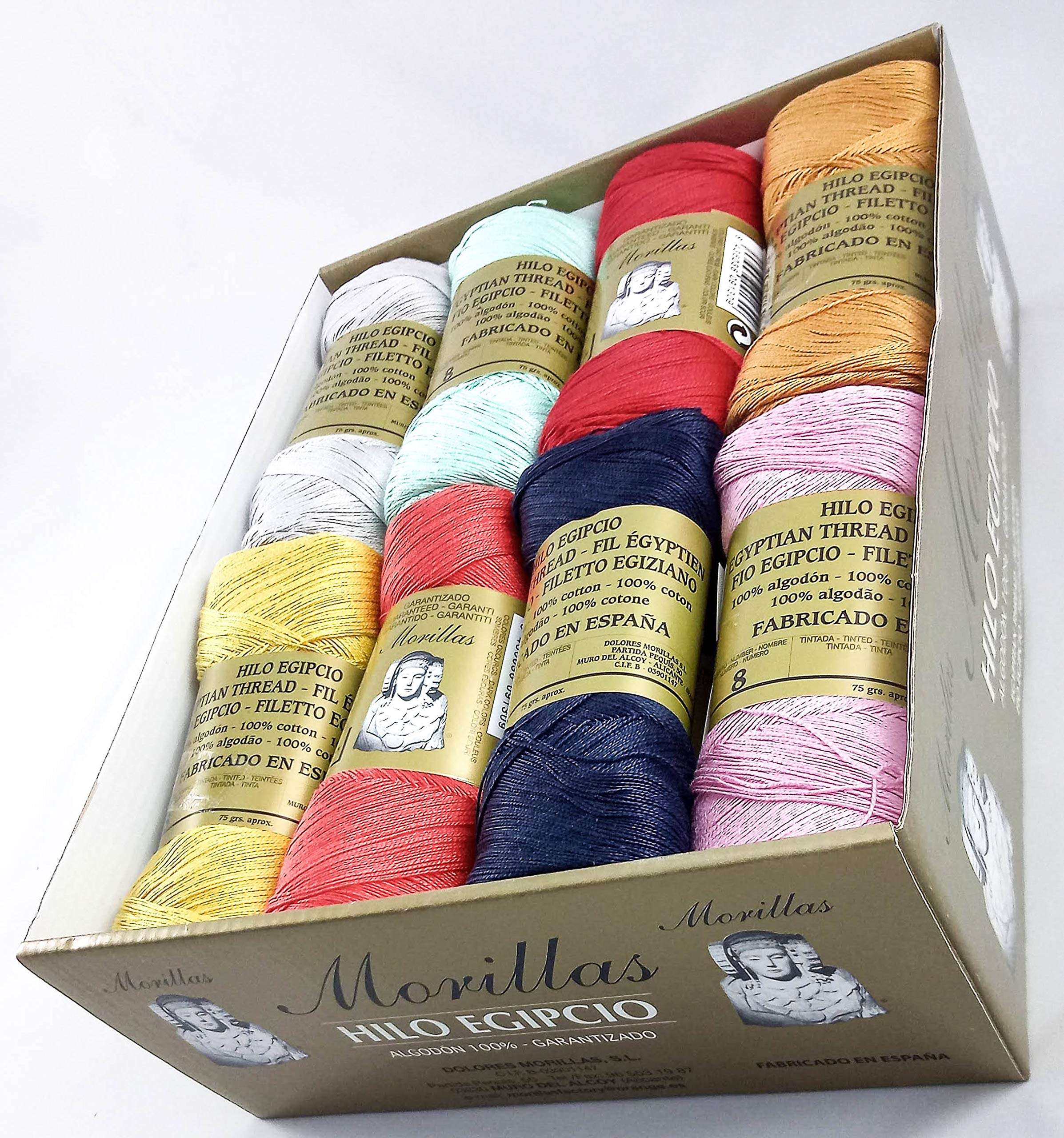 Morillas Zepelines Ne 8/2 cotone perlato serie 4 16x75 g assortiti