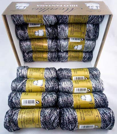 Morillas Zepelines Bombilla N.5 filo uncinetto nero 16x85 g
