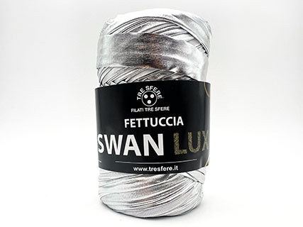 Il Filo di Arianna Swan Lux Seta fettuccia argento 03 170 g elastica
