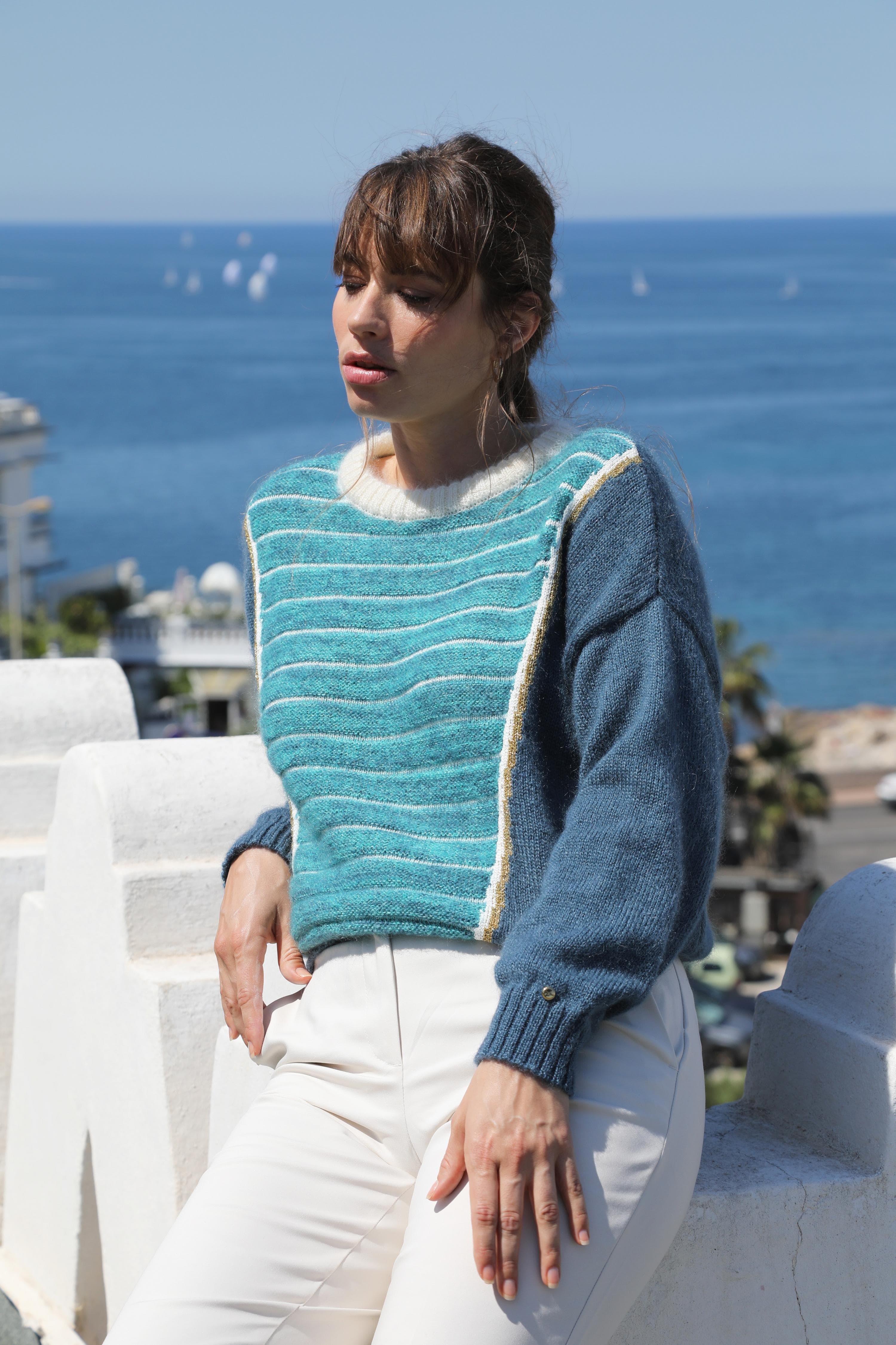 Annyblatt Petra pullover mohair seta Tahiti XS