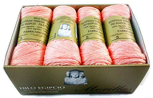 Morillas Zepelines Ne 5/2 filo di cotone salmone 2 x8 mercerizzato