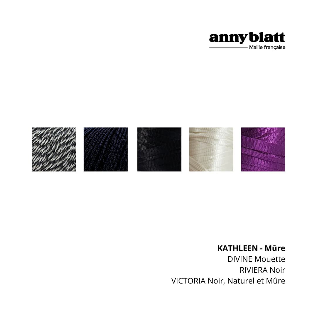 Anny Blatt Kathleen borsa kit maglia cotone sorbet