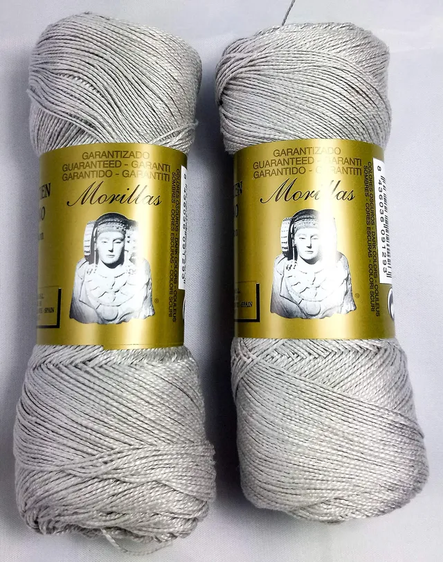 Morillas Zepelines Ne 8/2 filo cotone 2x75 g grigio 38 mercerizzato