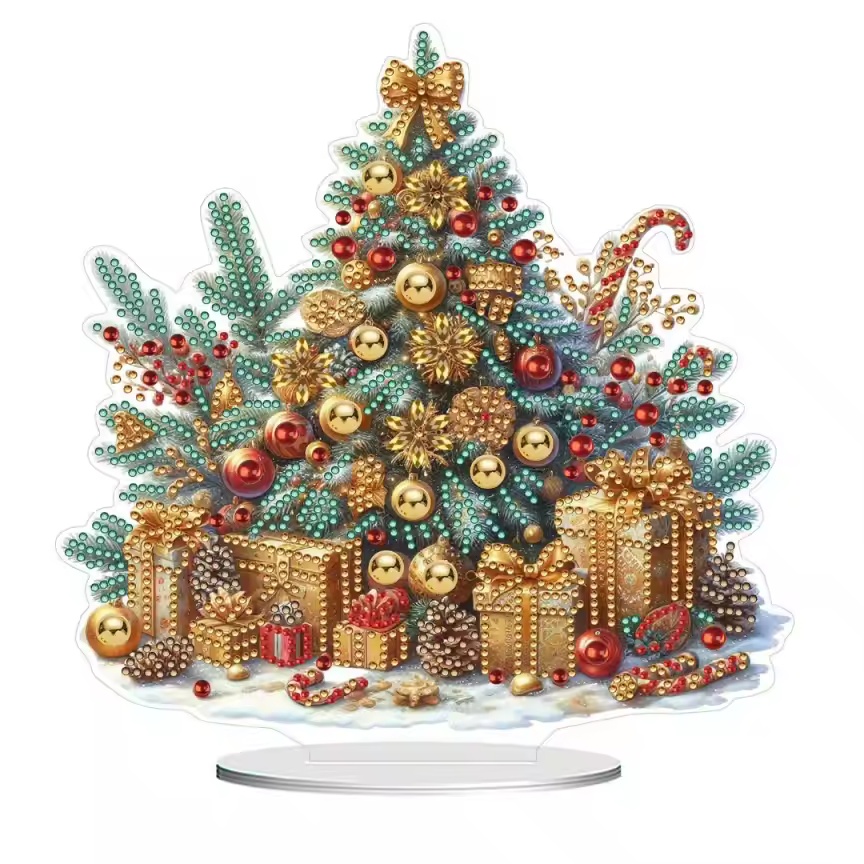 Il Filo di Arianna Diamond Painting plexiglass Natale ghirlande