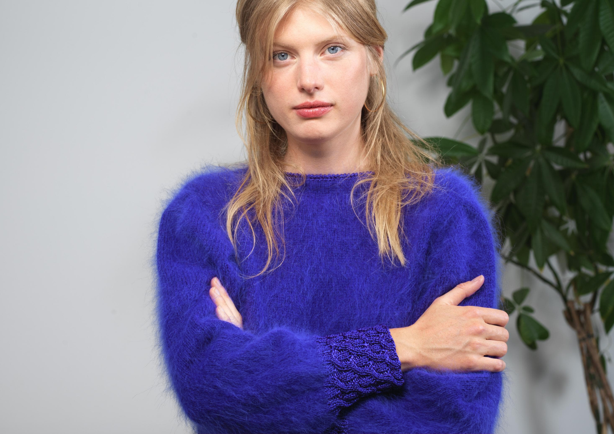 Annyblatt Arielle kit maglia angora trecce