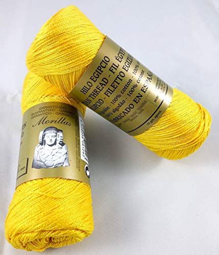 Morillas Zepelines Ne 12/2 cotone perlato giallo 9 2x75 g