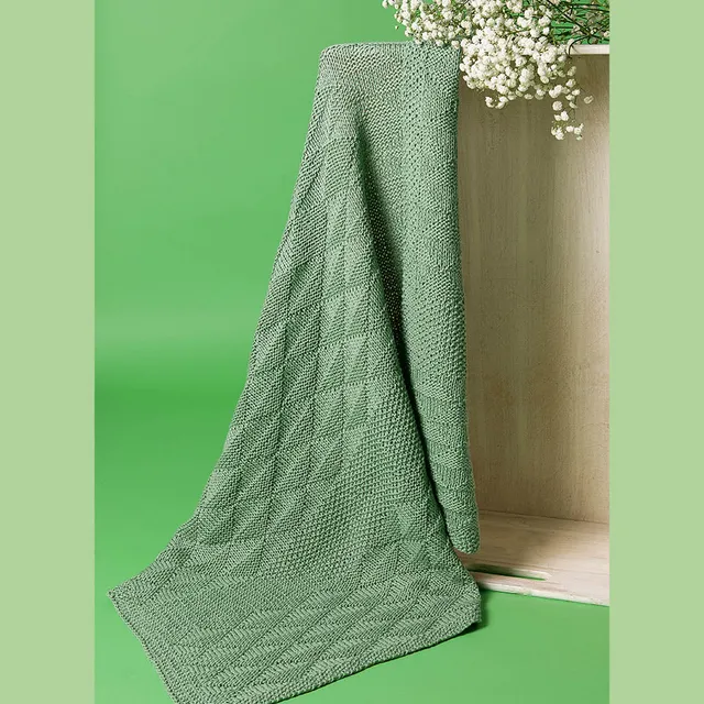 Pascuali Nola Baby Blanket schema maglia copertina neonato