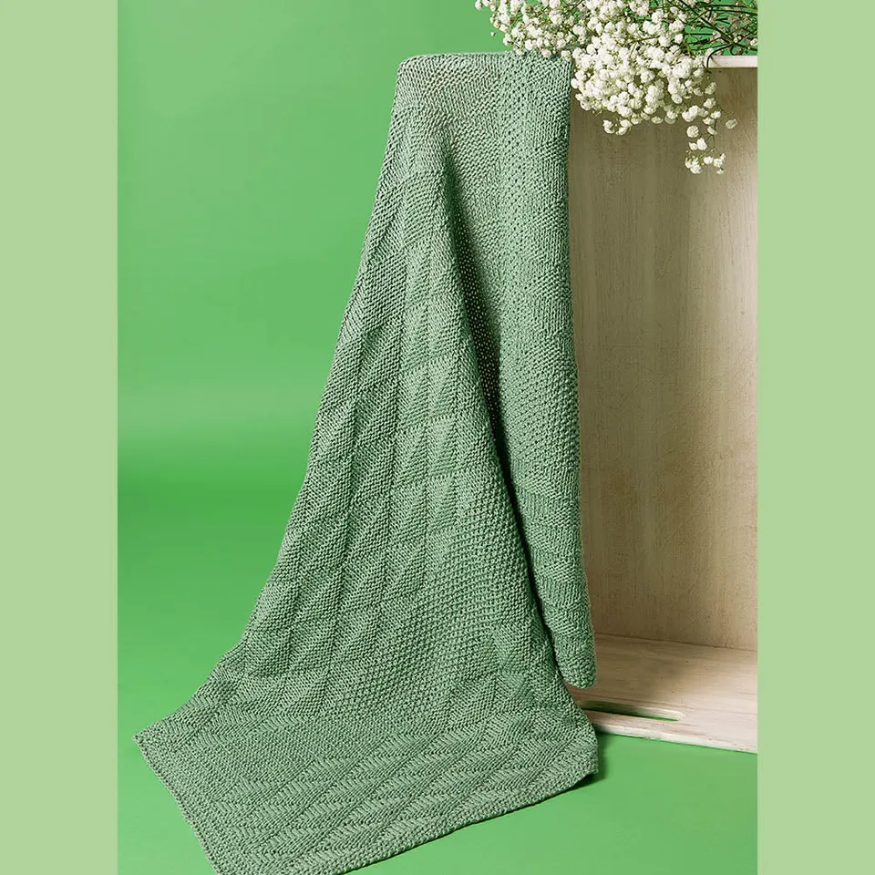Pascuali Nola Baby Blanket schema maglia copertina neonato